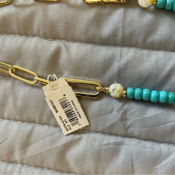 Kendra Scott Chain Link Necklace with beaded details - Picture 3 of 5